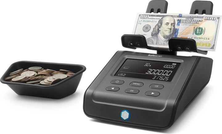 Safescan 6165 Banknoten-/Münzenzähler (Münzzähler, Geldscheinzähler)