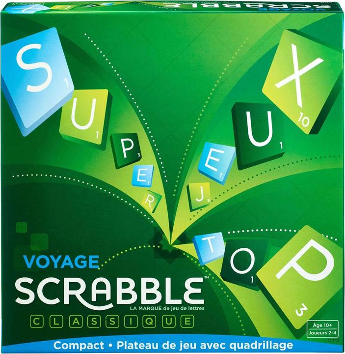 Image du produit Mattel Games Scrabble Voyage - Jeu de Société - 10 ans et + (Français)