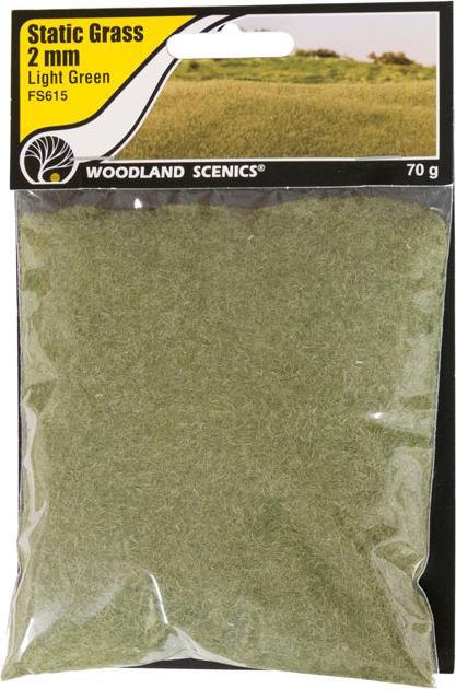 Bachmann Trains 2mm Static Grass Light Green