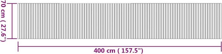 Produktbild vidaXL Teppich (400 x 70 cm)