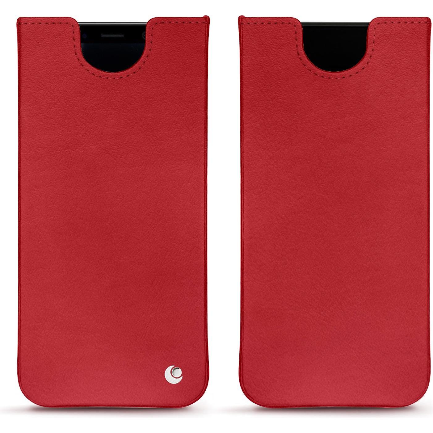 Noreve Lederschutzhülle (Samsung Galaxy S8+), Smartphone Hülle, Rot