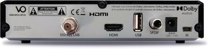 Immagine prodotto Metronic Decoder satellitare 4K UHD HDR10 con audio Dolby Atmos, DTT gratuito, Time Shift e doppia porta USB (DVB-S)