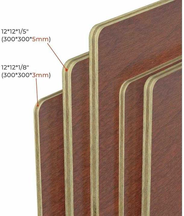 Produktbild Creality Rosenholz Platten 300 x 300 x 3/5 mm (Ersatzteile)