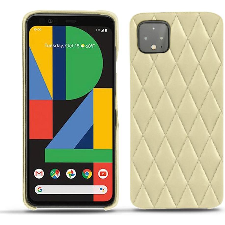 Noreve Lederschutzhülle (Google Pixel 4 XL), Smartphone Hülle, Beige
