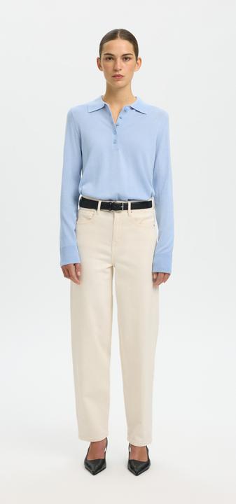 Produktbild Selected Slfthea Ls Knit Merino Collar Neck Noos (S)