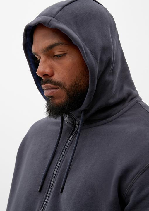 Produktbild s.Oliver Sweatshirt Jacke Sweatjacke mit Kapuze (3XL)