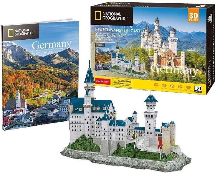 Image du produit Cubicfun Puzzle 3d Château de Neuschwanstein (121 pièces)