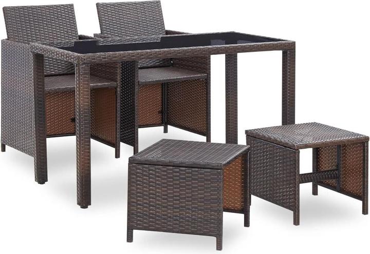 Produktbild vidaXL Gartenmöbel-Set (123 x 60 x 74 cm)