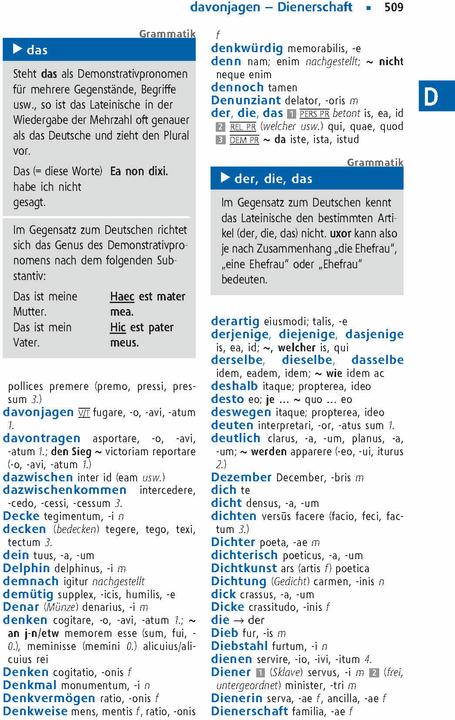 Produktbild Langenscheidt Schulwörterbuch Latein (Latein, Deutsch, 2025)