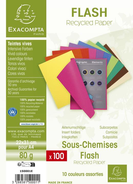 Produktbild Exacompta Sammelmappen - Aktendeckel (A4, 100x)