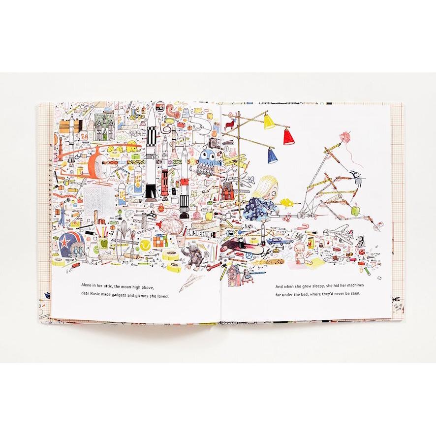 Thumbnail - Rosie Revere, Engineer, Kinderbücher von Andrea Beaty, David Roberts