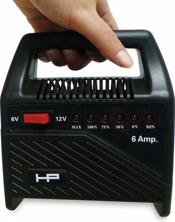Actual product image HP Autozubehör Battery charger 6 AMP (12V, 6V, 6 A)
