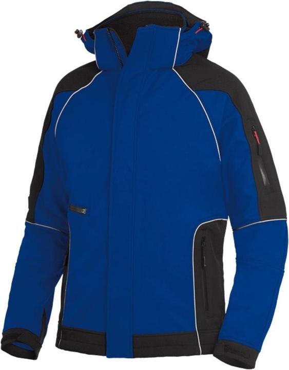 FHB Softshell jas WALTER maat L royal/zwart (L)