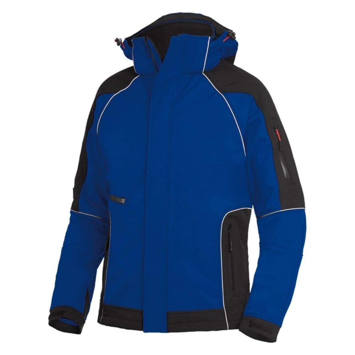 Fhb, Werkjas, Softshell Jas Walter Maat Xl Royal/zwart (Xl)