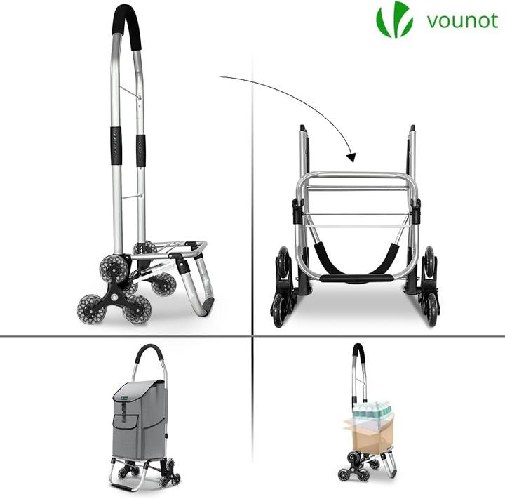 Image du produit Vounot Einkaufstrolley mit Treppensteiger