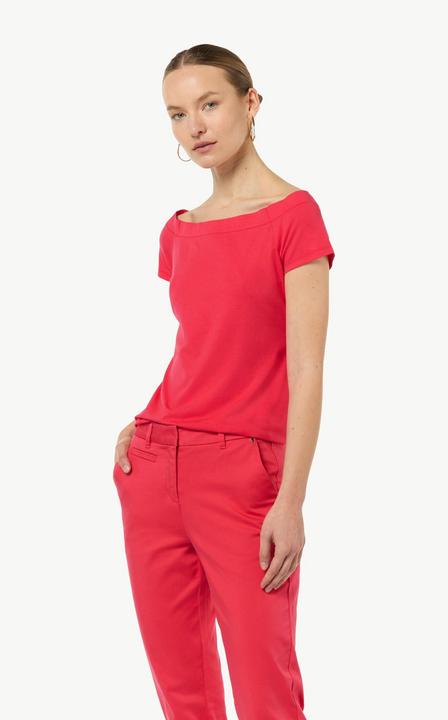 Produktbild Comma T-Shirt Body Schulterfreies Shirt aus Baumwoll-Mix (38)