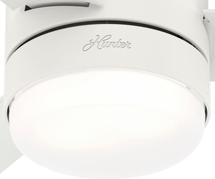 Produktbild Hunter Fans Deckenventilator Gilmour Weiss mit Licht (41 dB)