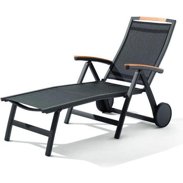 Thumbnail - Sieger, Liegestuhl, Catena Klapprollliege Aluminium (193 cm)