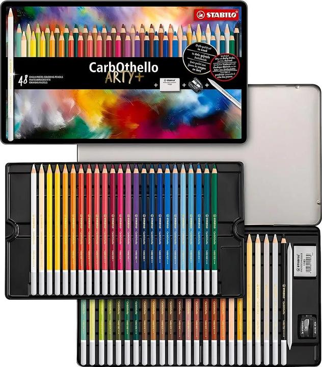 Actual product image STABILO CarbOthello Pastel Crayon (48x)