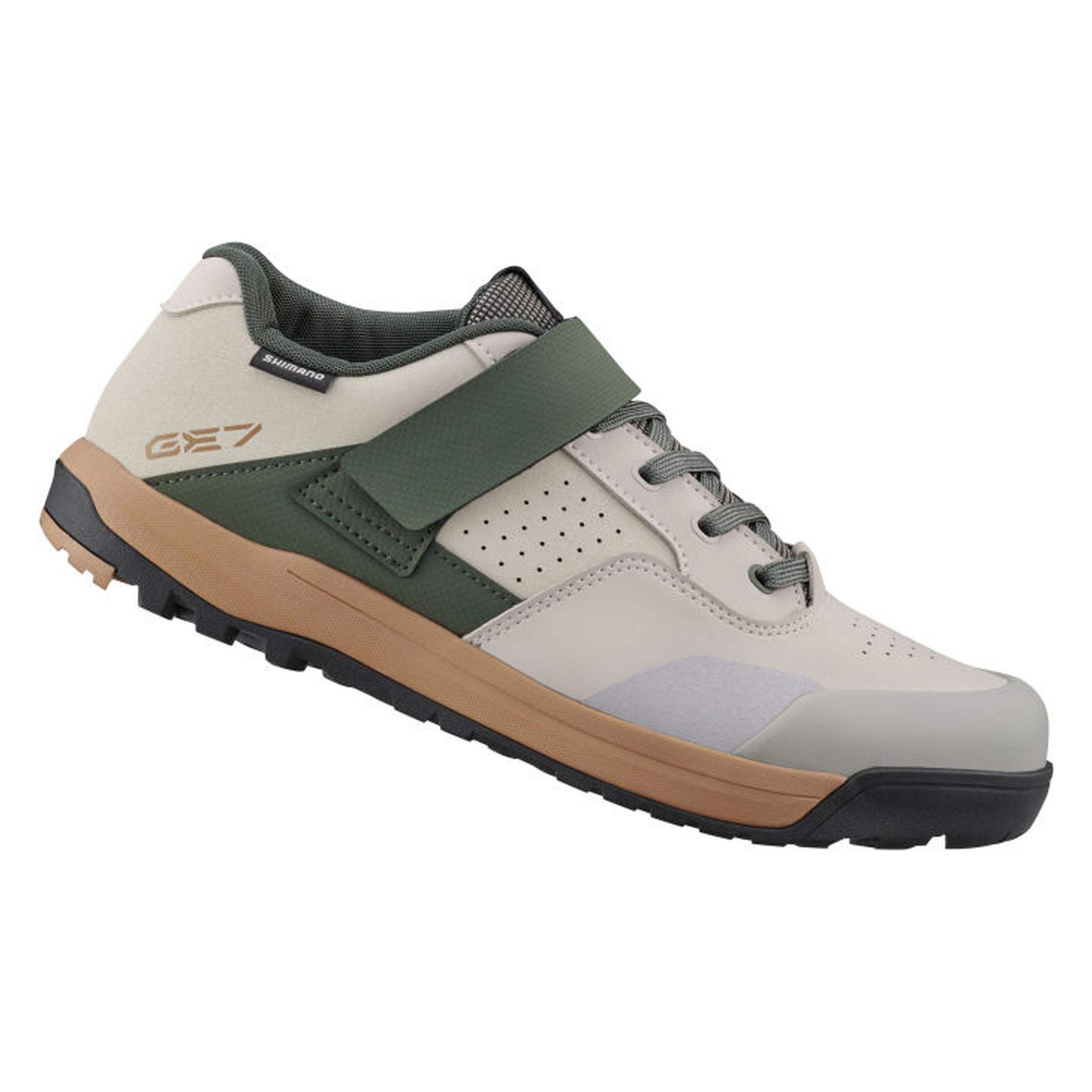 Shimano, Damen, Veloschuhe, GE700, Schuh, Gray, Standard, Spd, Unisex, Gr. 45 (45), Grau