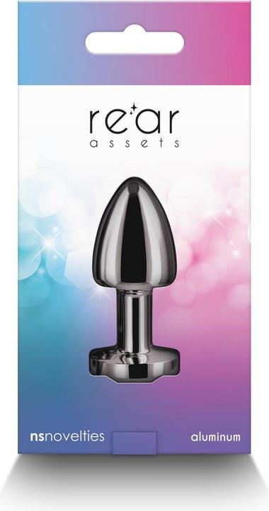 Produktbild NS Novelties Small Anal Plug Rear Assets Aluminum Butt Plug for Beginners Metal Anal Toy with Gem Petite Size (Gu