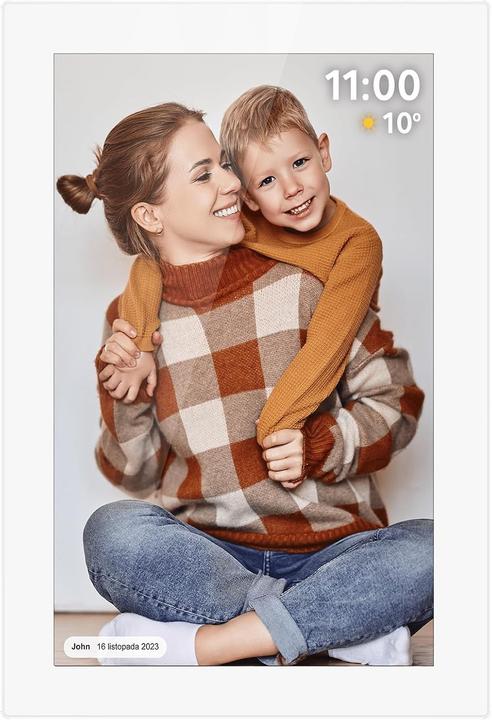 Image du produit Krüger&Matz Kruger&Matz cadre photo numérique FRAMEO Wi-Fi 10 1" blanc (10.10")