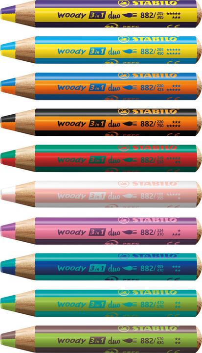 Produktbild STABILO Woody (Sortiert, 10 x)
