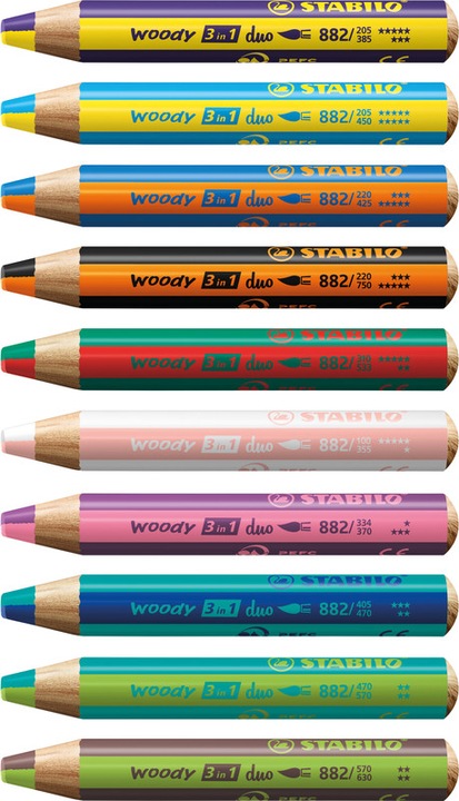 Produktbild STABILO Woody (Sortiert, 10 x)