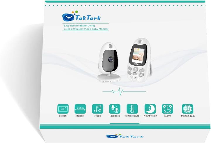 Actual product image TakTark Baby Monitor with Camera 2inch (Video & Audio, 260 m)
