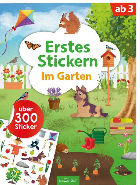 Erstes Stickern – Im Garten (Deutsch, Timo Schumacher, 2022)