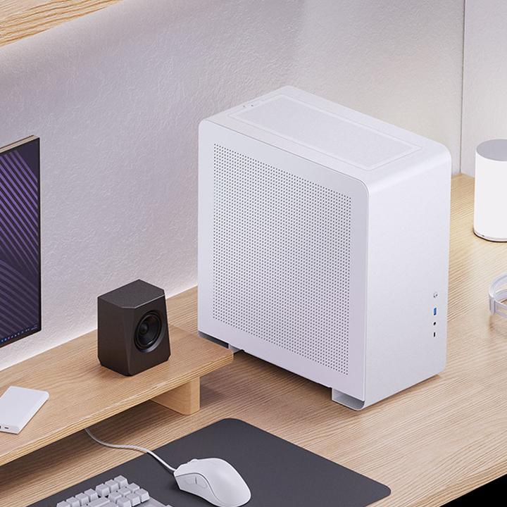 Actual product image Jonsbo U4 Pro Mesh White (mATX, Mini-ITX, ATX)
