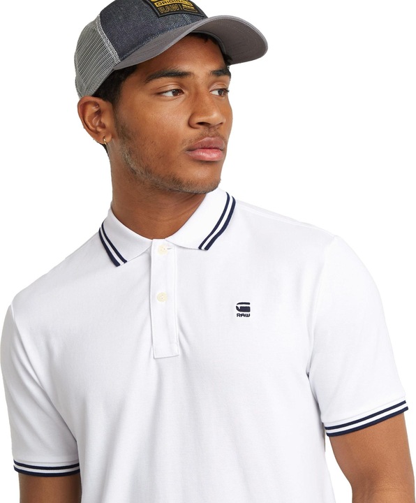 Actual product image G-Star Dunda Slim Stripe Polo (XXL)