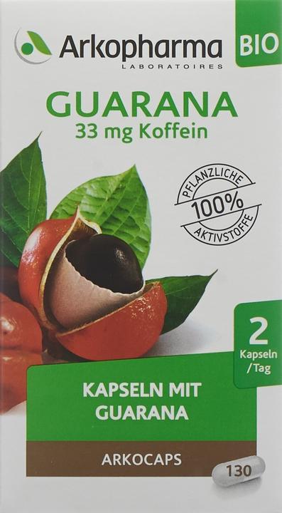 Actual product image Arkopharma Arkocaps Bio Guarana Kapseln (130 Piece, Capsules, 119 g)