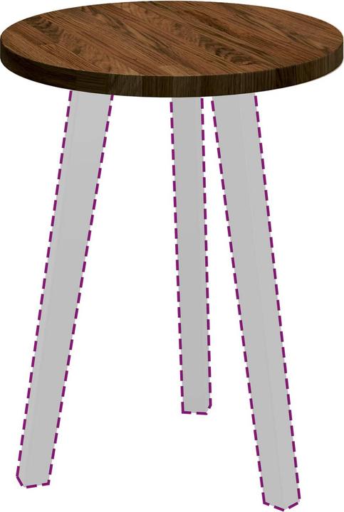 Produktbild vidaXL Moderne Möbel (40 x 40 x 2,5 cm)