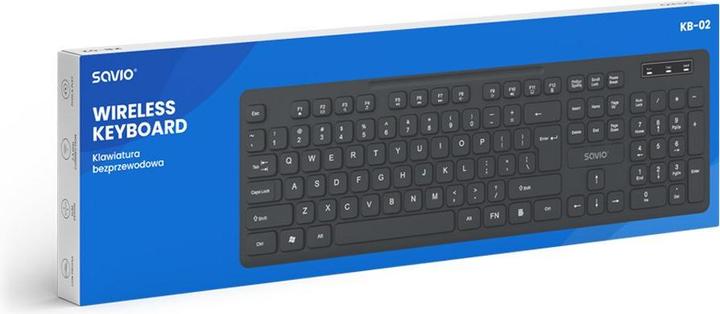 Actual product image Savio KB-02 (US, Wireless)