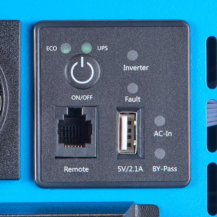 Produktbild Ective TSI 30 PRO 3000W/12V Sinus-Wechselrichter mit Netzvorrangschaltung (CH-Stecker)