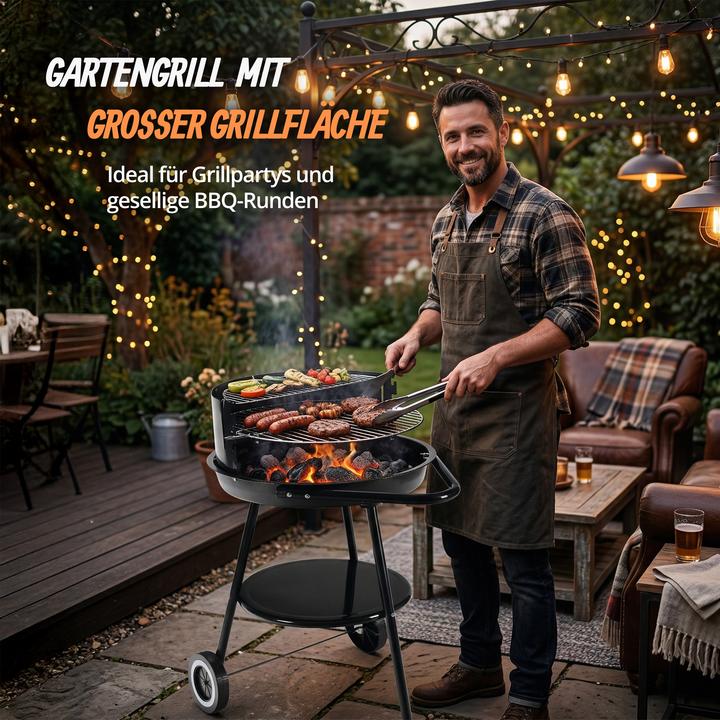 Actual product image Relaxdays Charcoal grill