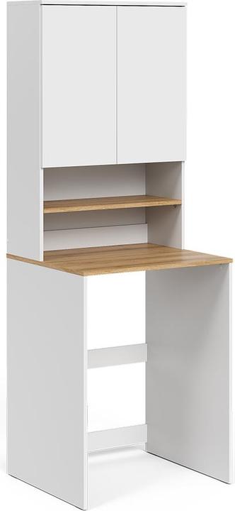 Actual product image Vicco Waschmaschinenschrank Viktor, Weiss/Artisan, 68 x 88.2 cm 2 Teile mit Regal