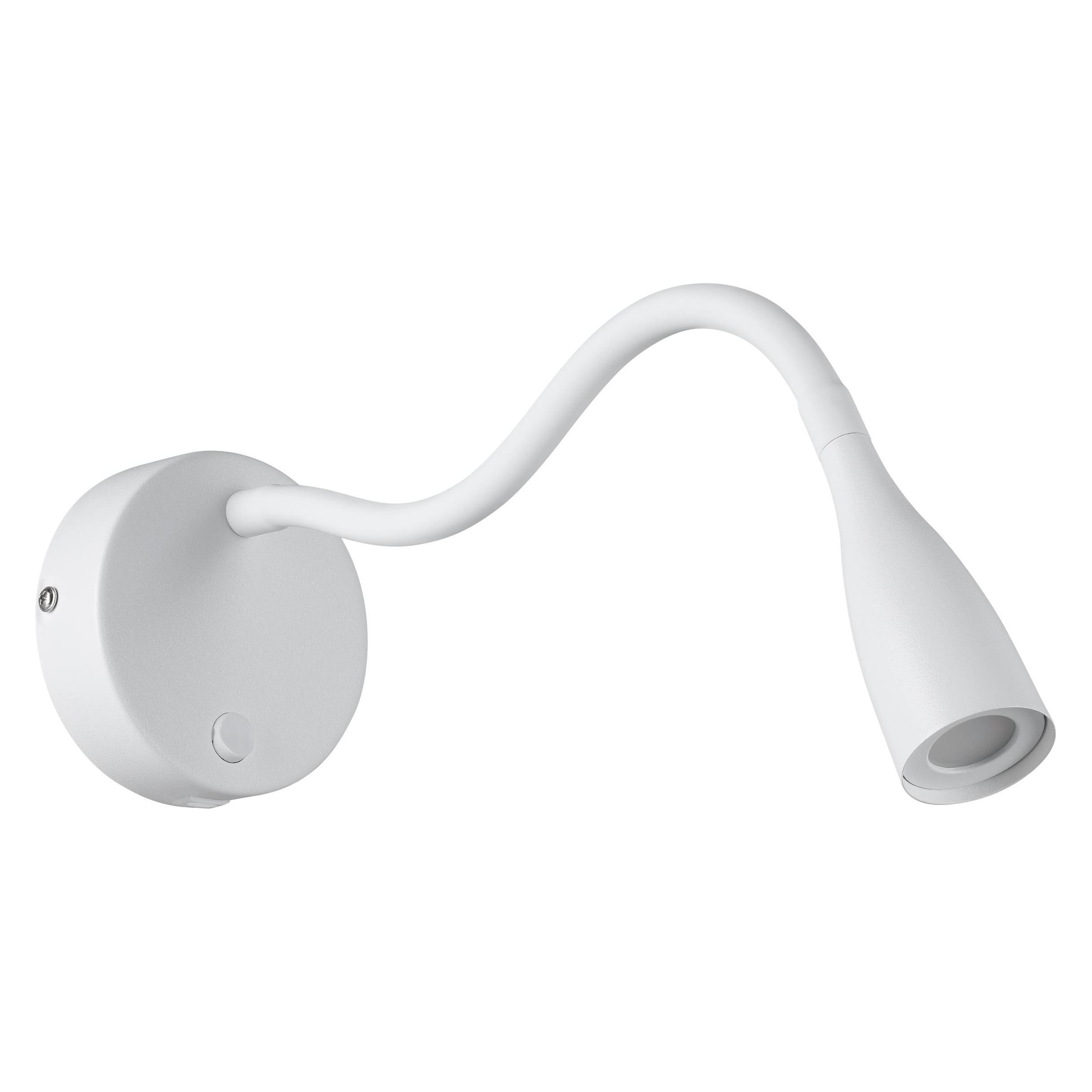 Eglo Wandleuchte "Olivandino 1 Wandlampe - Stahl - Led - 3, 8W - IP20" Led-Modul 1 Stk. Warmweiß Wandstrahler, Wandspot, Wohnzimmer, Flur,