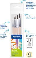 Image du produit Pelikan Pinceaux pour peinture scolaire Set de démarrage avec 5 pinceaux à poils