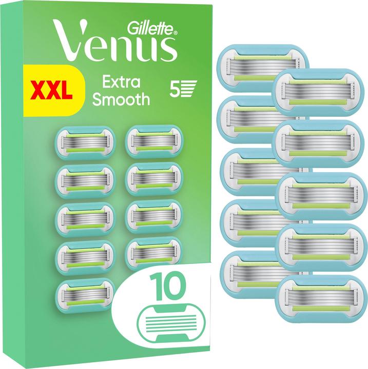 Actual product image Venus Optic Venus - Gillette Venus Extra Smooth Razor Blades - Green/White - 10 pcs (10x)