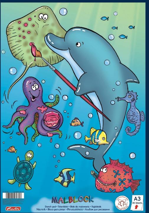 Actual product image Herlitz Colouring Pad A4 75BL 3Motifs (A4, Plain)