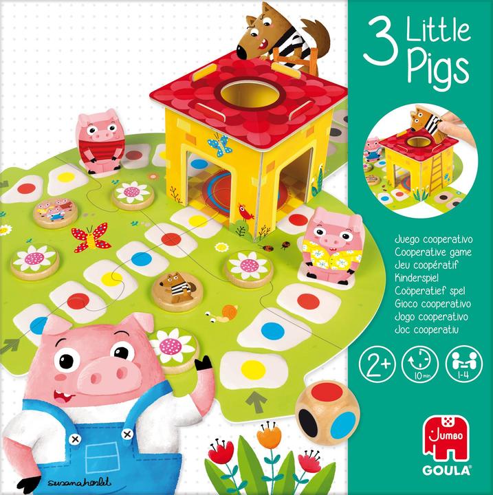 Produktbild Goula Drei kleine Schweinchen (Deutsch, 1 - 4 Spieler)