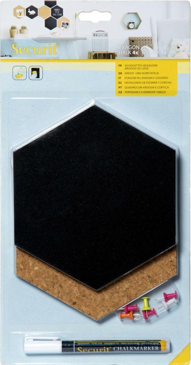 Actual product image Securit Kork+Kreidetafel (Bulletin board, 23 x 21 cm)