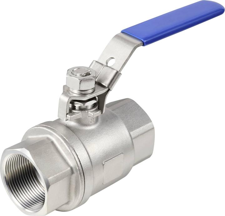 Tru Components TC-2PC-DN40-316 TC-12770364 Standard-Kugelhahn Innengewinde: G1 1