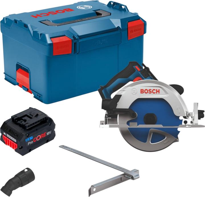 Produktbild Bosch Professional Bosch GKS 18V-68-2 Akku Kreissäge 18 V 190 mm Brushless + 1x ProCORE Akku 5,5 Ah + L-Boxx - ohne