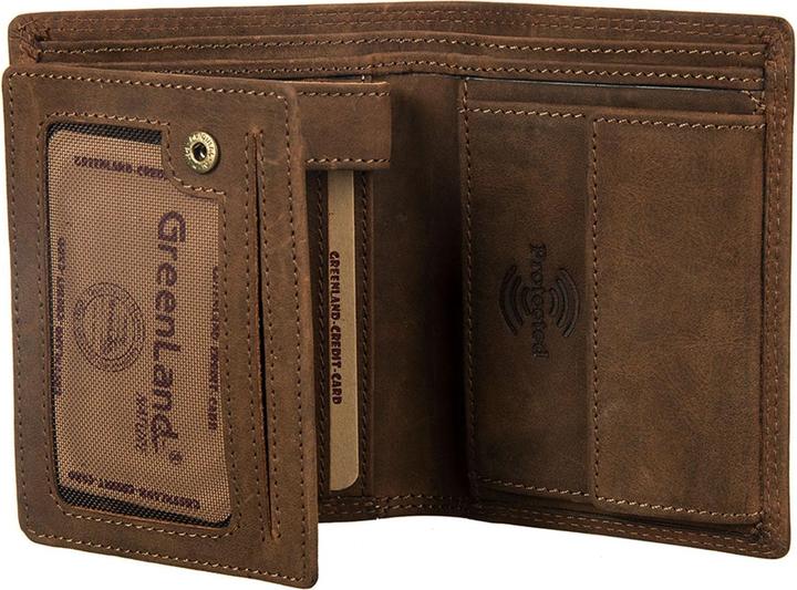 Actual product image Greenland Nature Montenegro wallet RFID leather 9 cm