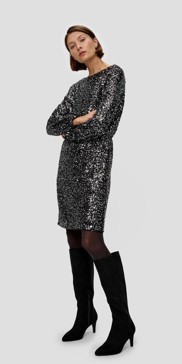 Image du produit s.Oliver Kleid Elegantes Paillettenkleid (38)