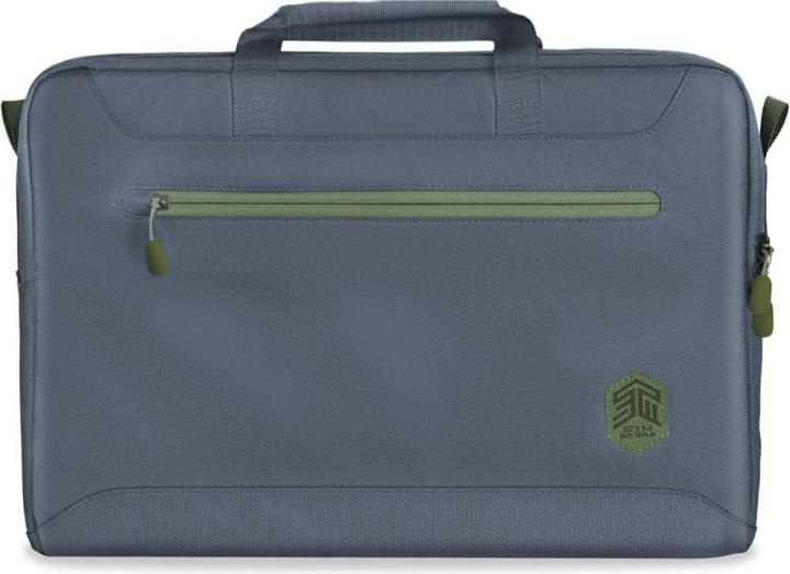 Actual product image STM 117-393P-02 laptop case 40.6 cm (16") Briefcase Blue, Green (16", Universal)