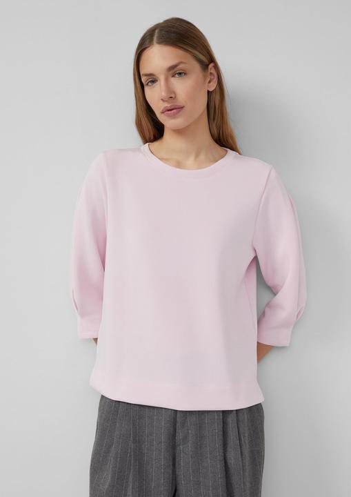 Produktbild s.Oliver Sweatshirt Sweatshirt aus Scuba mit 3/4-Arm (34)